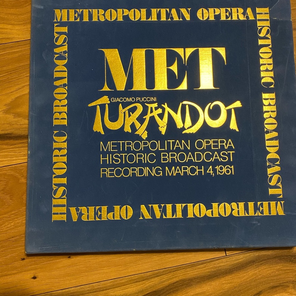 Vintage Giacomo Puccini-Turandot 2 cassettes